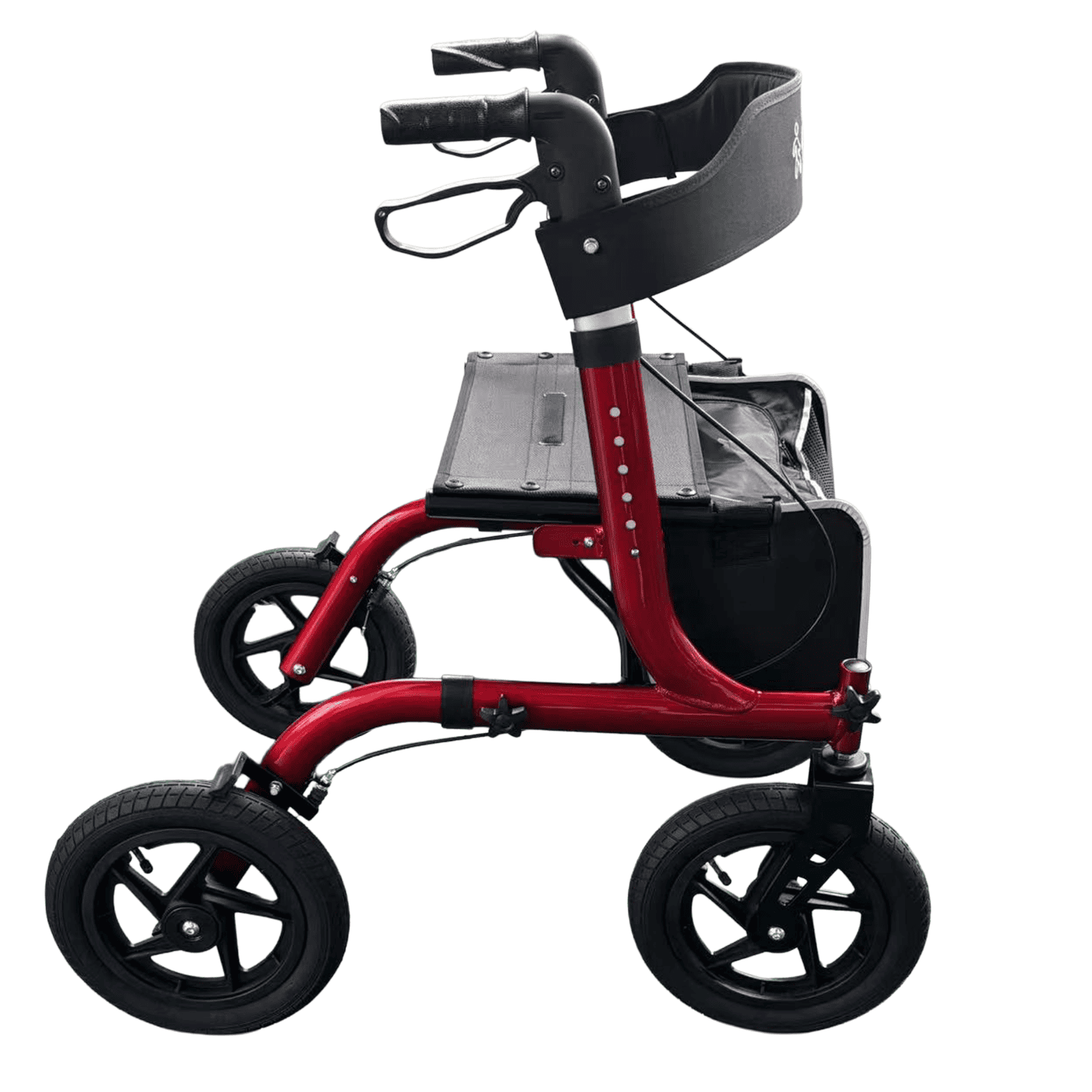 Andafacil® Rollator Todo Terreno con Llantas de 30cm y asiento | Para interiores y exteriores | Diseñado para México